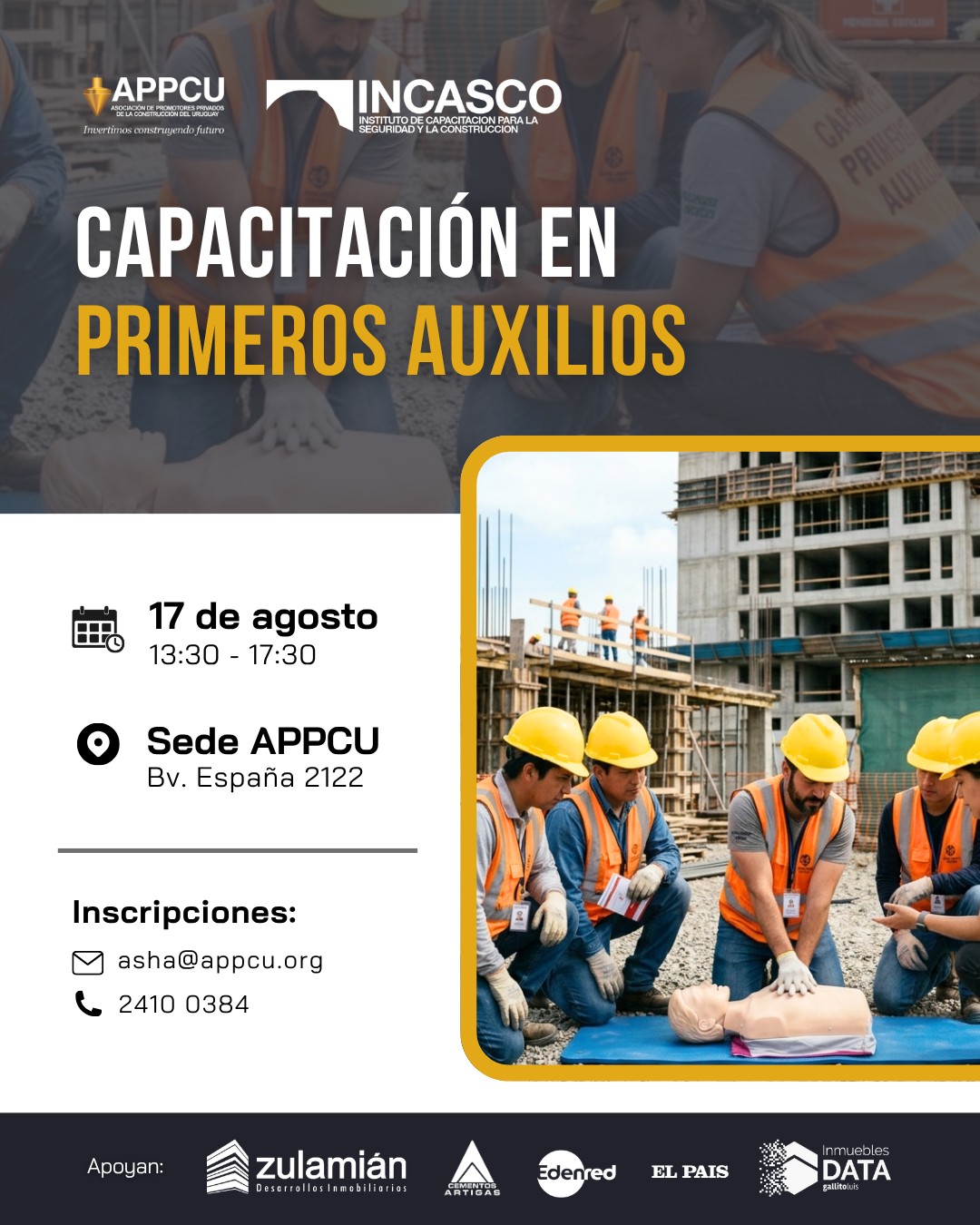 INCASCO :  PRIMEROS AUXILIOS