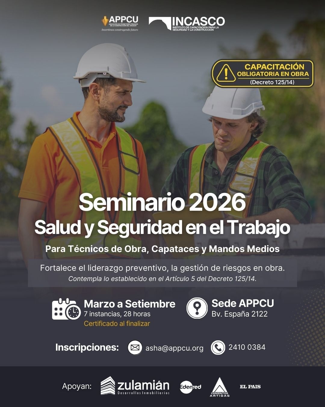 SEMINARIO: Salud y Seguridad en el trabajo